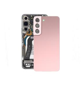 Tapa para Samsung Galaxy S22 5G con embellecedor rosa