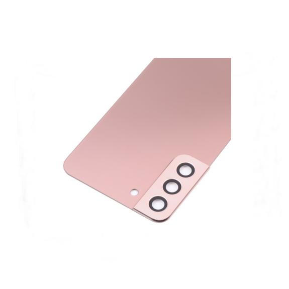 Tapa para Samsung Galaxy S22+ 5G con embellecedor rosa