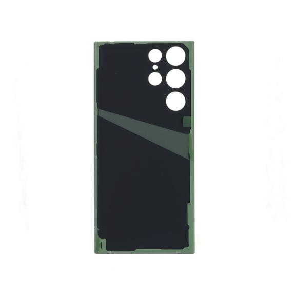 Tapa para Samsung Galaxy S22 Ultra 5G verde con adhesivo