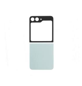 Tapa para Samsung Galaxy Z Flip5 verde con adhesivo