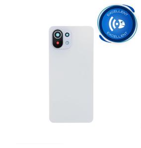 Tapa para Xiaomi Mi 11 Lite 5G NE blanco con lente EXCELLENT