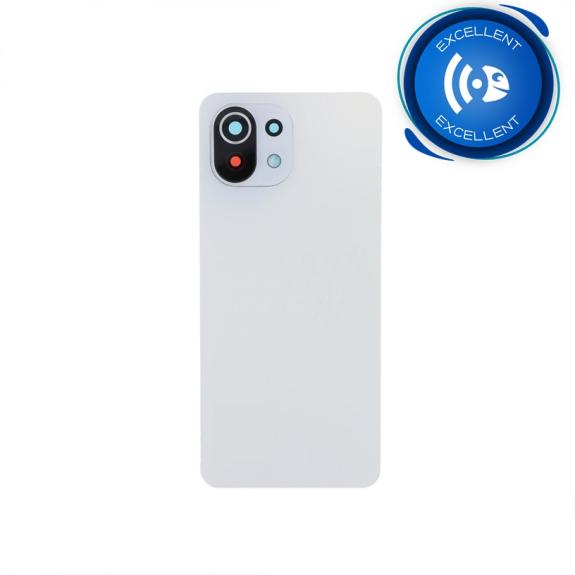 Tapa para Xiaomi Mi 11 Lite 5G NE blanco con lente EXCELLENT
