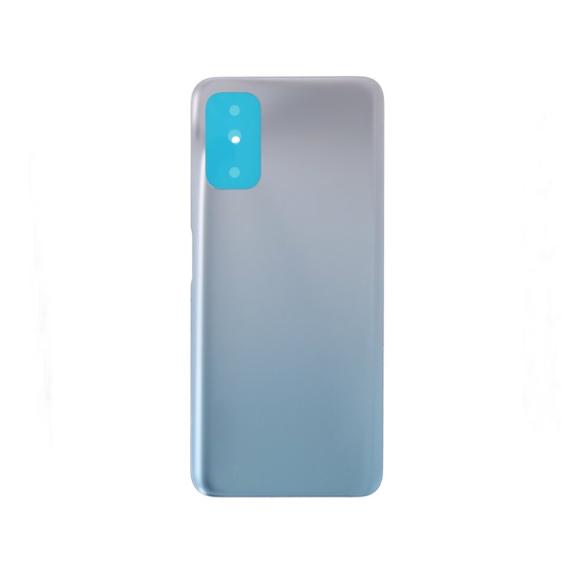 Tapa para Xiaomi Redmi Note10 5G plateado con adhesivo