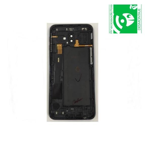 Tapa para Samsung Galaxy J6 Plus con embellecedor negro