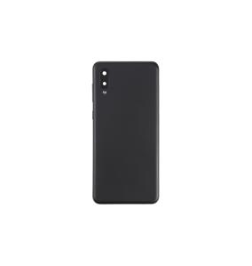 Tapa para Samsung Galaxy A02 negro con lente
