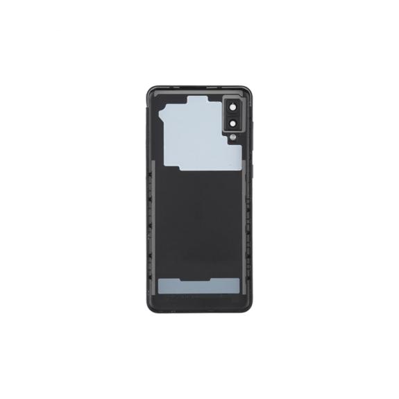 Tapa para Samsung Galaxy A02 negro con lente