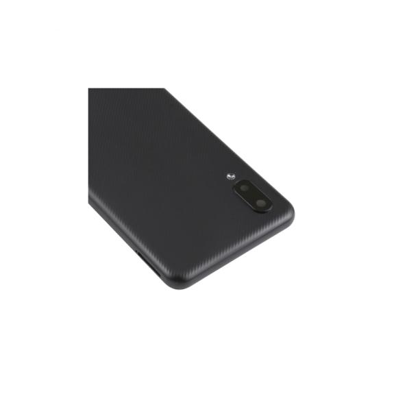 Tapa para Samsung Galaxy A02 negro con lente