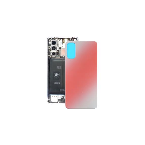 TAPA TRASERA BATERIA PARA OPPO RENO4 5G ROJO