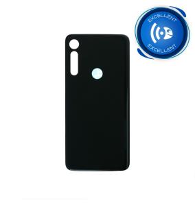 TAPA TRASERA CON ADHESIVO PARA MOTOROLA MOTO G8 PLAY NEGRO