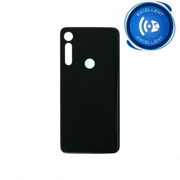 TAPA TRASERA CON ADHESIVO PARA MOTOROLA MOTO G8 PLAY NEGRO