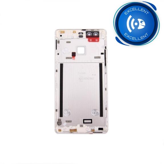 TAPA TRASERA CON BOTON FINGERPRINT PARA HUAWEI ASCEND P9 PLATA