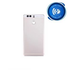 TAPA TRASERA CON BOTON FINGERPRINT PARA HUAWEI ASCEND P9 PLATA
