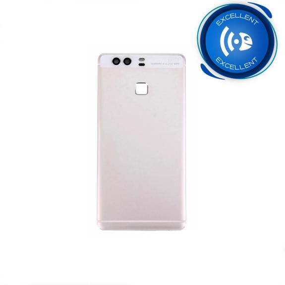 TAPA TRASERA CON BOTON FINGERPRINT PARA HUAWEI ASCEND P9 PLATA