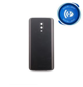 TAPA TRASERA CON EMBELLECEDOR PARA ONEPLUS 6T NEGRO BRILLANTE