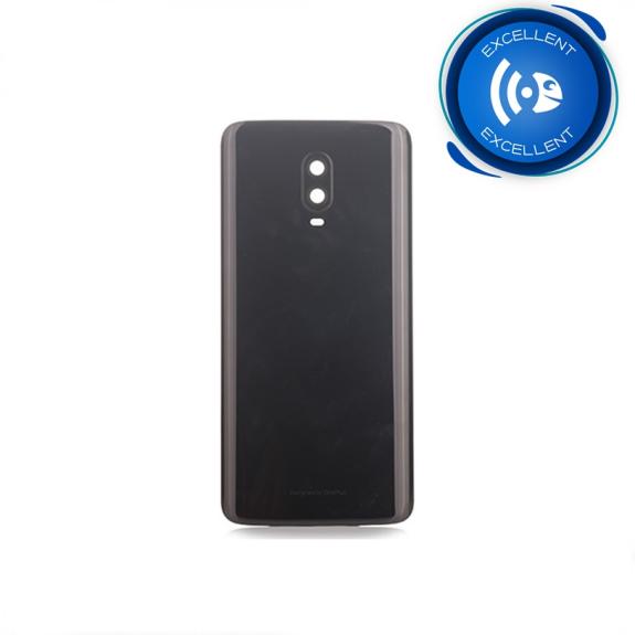 TAPA TRASERA CON EMBELLECEDOR PARA ONEPLUS 6T NEGRO BRILLANTE