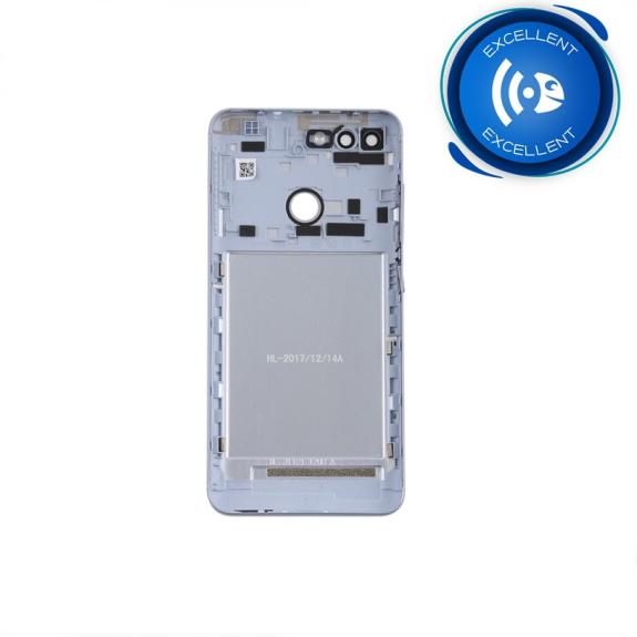 TAPA TRASERA CON LENTE PARA ASUS ZENFONE MAX PLUS (M1) GRIS