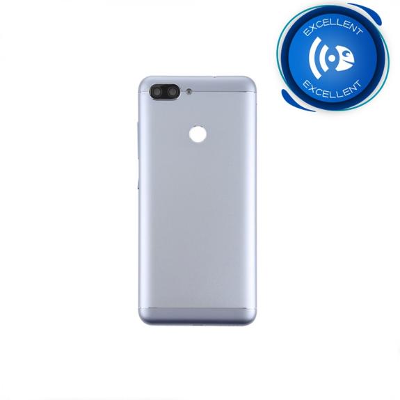 TAPA TRASERA CON LENTE PARA ASUS ZENFONE MAX PLUS (M1) GRIS