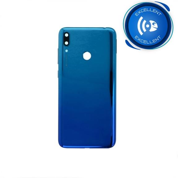 TAPA TRASERA CON LENTE PARA HUAWEI Y7 2019 / Y7 PRIME 2019 AZUL