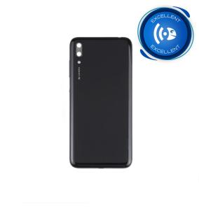 TAPA TRASERA CON LENTE PARA HUAWEI Y7 2019 / Y7 PRIME 2019 NEGRO