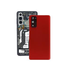 Tapa para Samsung Galaxy S20 FE rojo con lente