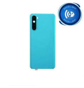 TAPA TRASERA CON LENTE Y ADHESIVO PARA ONEPLUS NORD 5G AZUL