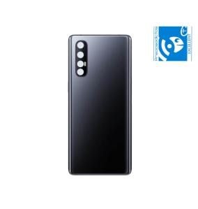 Rear top with lens and adhesive for oppo find x2 neo black
