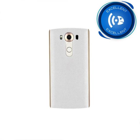 TAPA TRASERA CUBRE BATERIA CON ADHESIVO NFC PARA LG V10 BLANCO