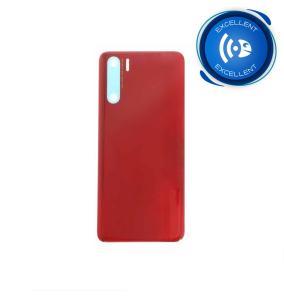 TAPA TRASERA CUBRE BATERIA CON ADHESIVO PARA OPPO A91 ROJO