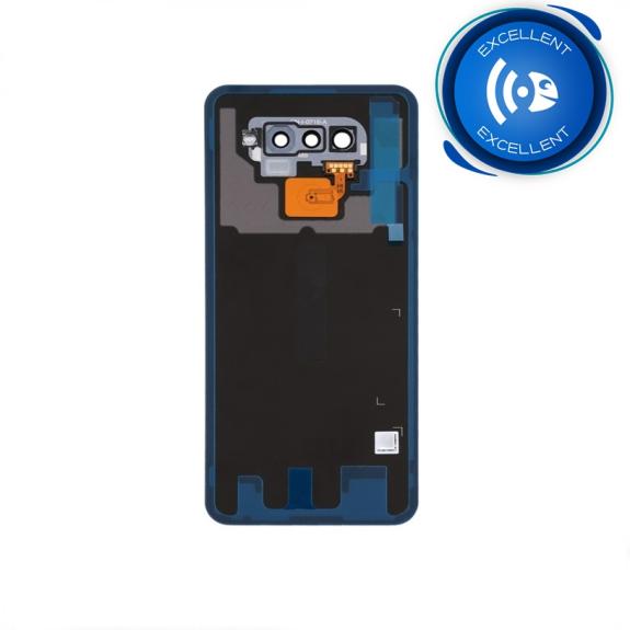 TAPA TRASERA CUBRE BATERIA CON LENTE PARA LG Q70 NEGRO