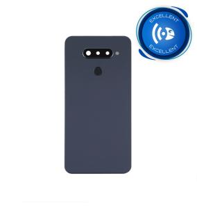 TAPA TRASERA CUBRE BATERIA CON LENTE PARA LG Q70 NEGRO