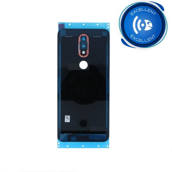 TAPA TRASERA CUBRE BATERIA CON LENTE PARA NOKIA 7.1 PLATA