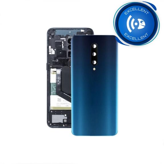 TAPA TRASERA CUBRE BATERIA CON LENTE PARA ONEPLUS 7 PRO AZUL