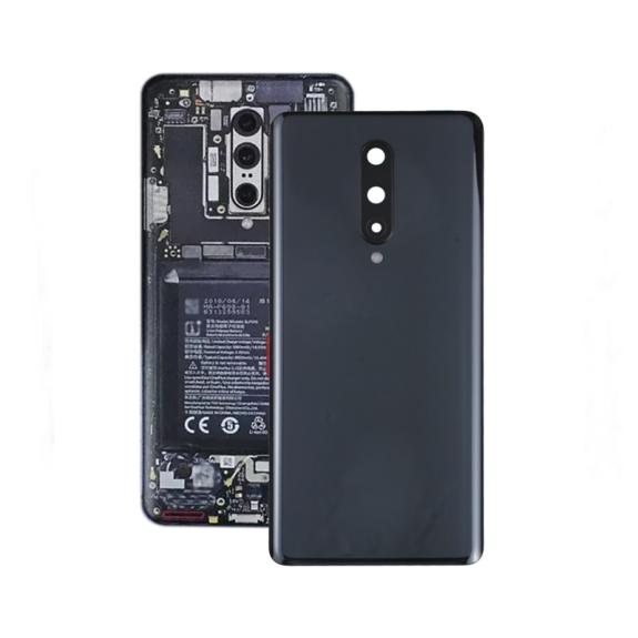 TAPA TRASERA CUBRE BATERIA CON LENTE PARA ONEPLUS 8 NEGRO