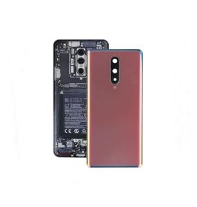 TAPA TRASERA CUBRE BATERIA CON LENTE PARA ONEPLUS 8 PLATEADO