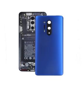 TAPA TRASERA CUBRE BATERIA CON LENTE PARA ONEPLUS 8 PRO AZUL