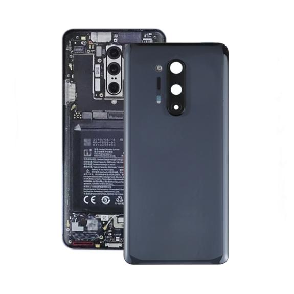 TAPA TRASERA CUBRE BATERIA CON LENTE PARA ONEPLUS 8 PRO NEGRO