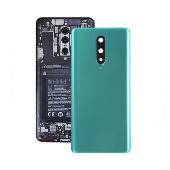 TAPA TRASERA CUBRE BATERIA CON LENTE PARA ONEPLUS 8 VERDE