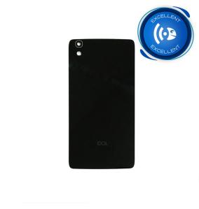 TAPA TRASERA CUBRE BATERIA PARA ALCATEL IDOL 4 NEGRO
