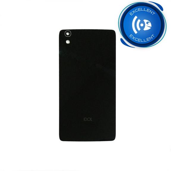 TAPA TRASERA CUBRE BATERIA PARA ALCATEL IDOL 4 NEGRO
