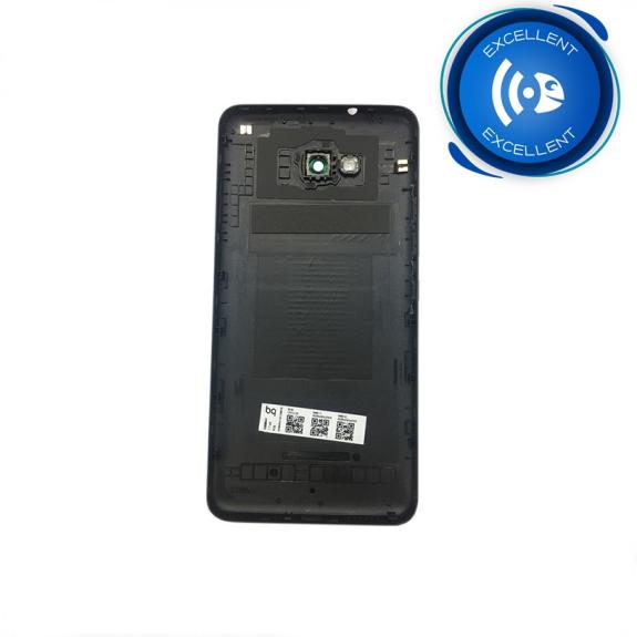 TAPA TRASERA CUBRE BATERIA PARA BQ AQUARIS U2 NEGRO