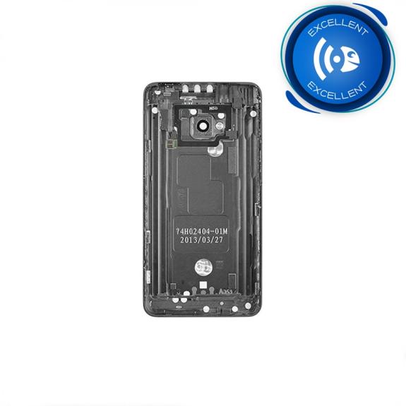 TAPA TRASERA CUBRE BATERIA PARA HTC ONE M7 NEGRO