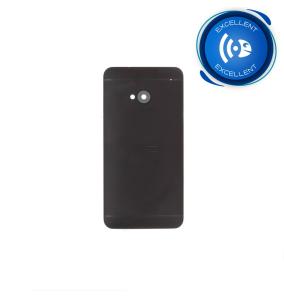 TAPA TRASERA CUBRE BATERIA PARA HTC ONE M7 NEGRO