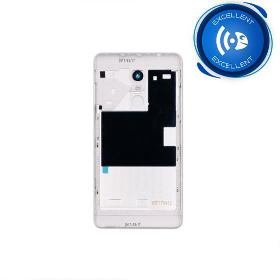 TAPA TRASERA CUBRE BATERIA PARA LENOVO K6 NOTE PLATA