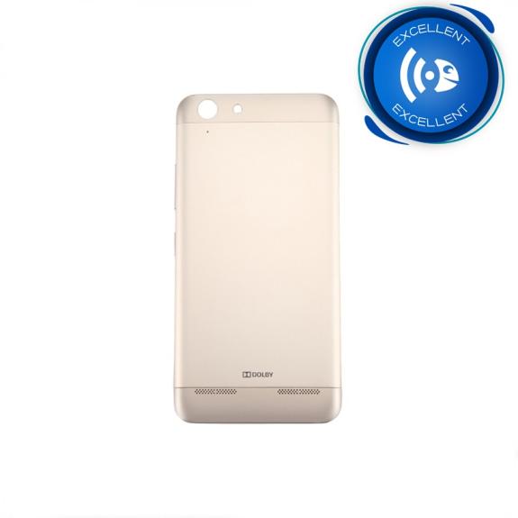 TAPA TRASERA CUBRE BATERIA PARA LENOVO VIBE K5 DORADO