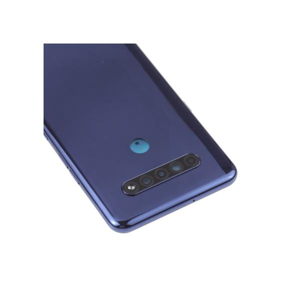 TAPA TRASERA CUBRE BATERIA PARA LG K51S AZUL