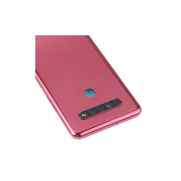 TAPA TRASERA CUBRE BATERIA PARA LG K51S ROJO