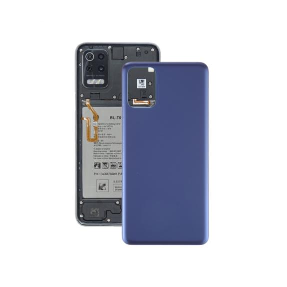 TAPA TRASERA CUBRE BATERIA PARA LG K52 / K62 AZUL