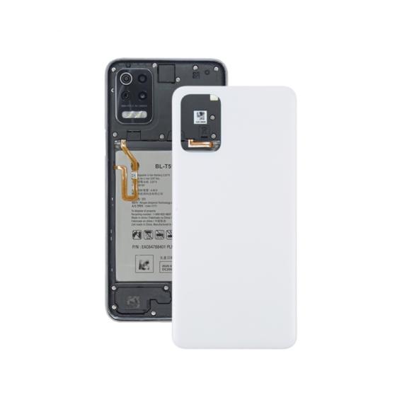 TAPA TRASERA CUBRE BATERIA PARA LG K52 / K62 BLANCO