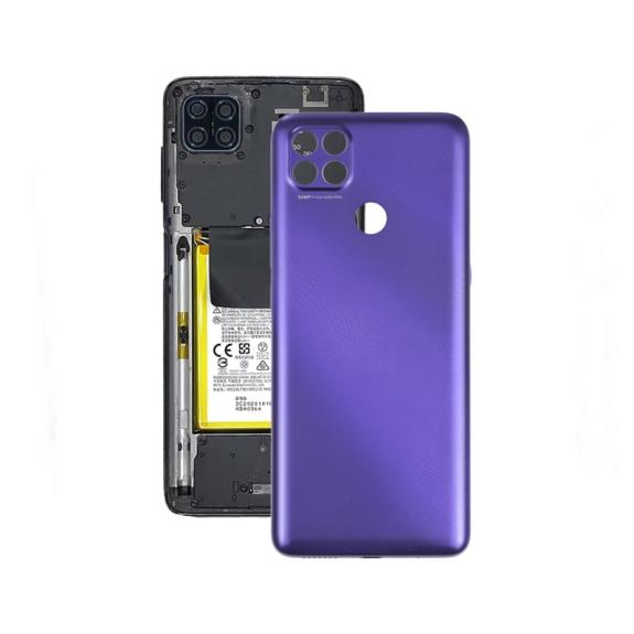 TAPA TRASERA CUBRE BATERIA PARA MOTOROLA G9 POWER MORADO