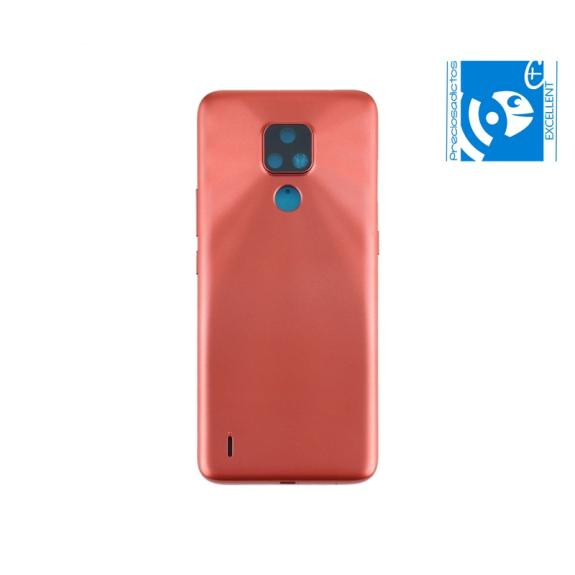 TAPA TRASERA CUBRE BATERIA PARA MOTOROLA MOTO E7 NARANJA